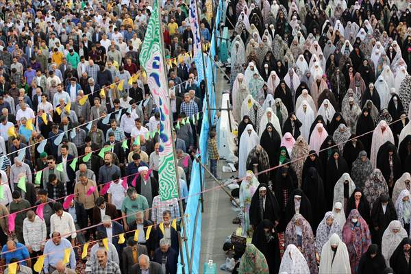 Eid al-Fitr prayer in Iran