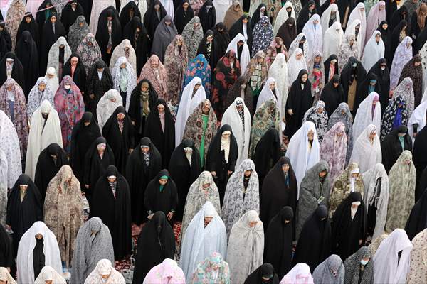 Eid al-Fitr prayer in Iran