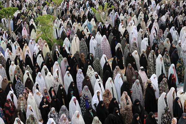Eid al-Fitr prayer in Iran