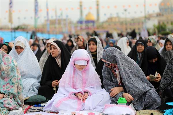 Eid al-Fitr prayer in Iran