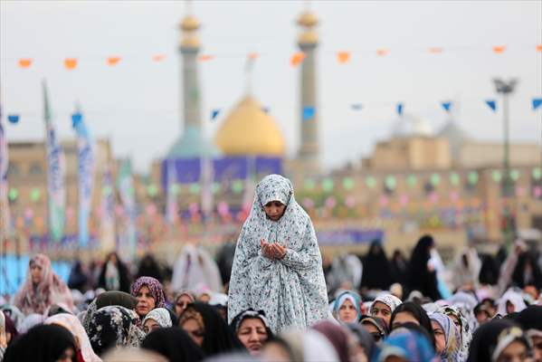 Eid al-Fitr prayer in Iran
