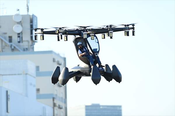 HEXA, the new generation flying car, in demonstration in Tokyo