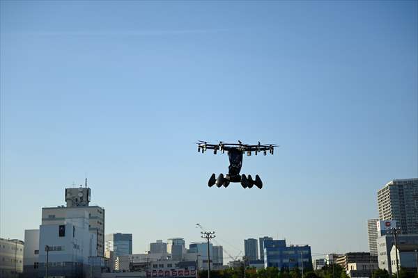HEXA, the new generation flying car, in demonstration in Tokyo