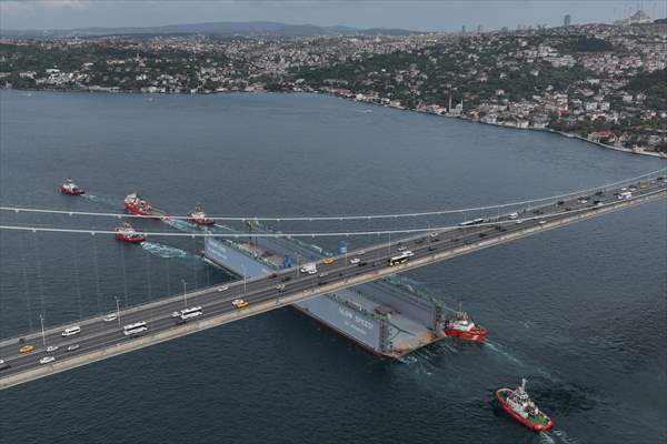 Bosphorus ship traffic suspended in both directions