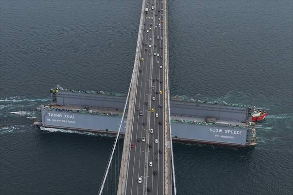 Bosphorus ship traffic suspended in both directions