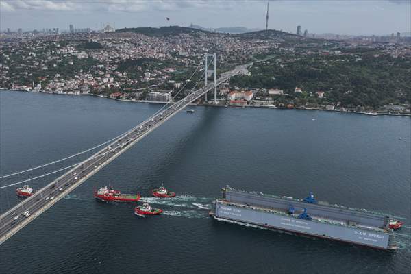 Bosphorus ship traffic suspended in both directions