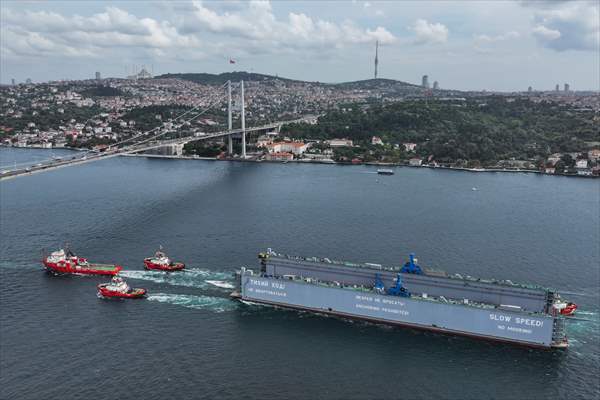 Bosphorus ship traffic suspended in both directions