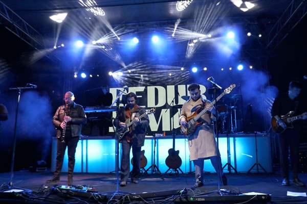 Kilis'te rock grubu Dedublüman konser verdi