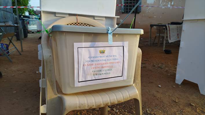 Gana'da halk sandık başında