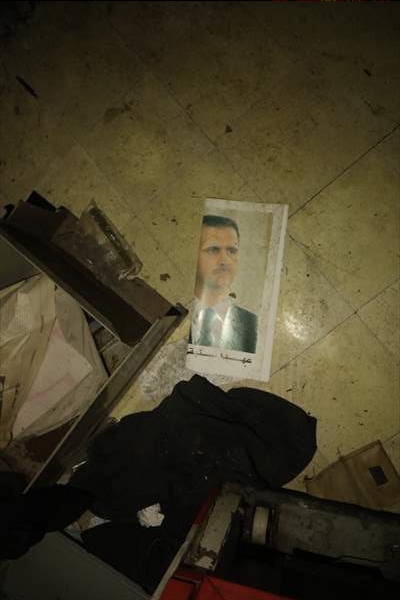 AA, Suriye'de onlarca yıl halkın korkulu rüyası olan Hava İstihbarat Şubesini görüntüledi