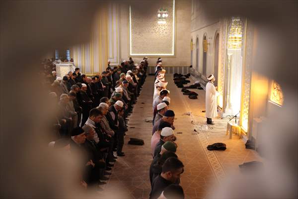 Nevşehir'de Enderun usulüyle teravih kılındı