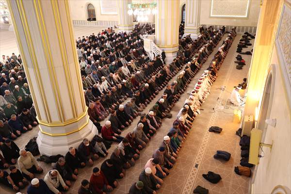 Nevşehir'de Enderun usulüyle teravih kılındı