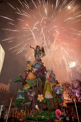 Las Fallas Festival in Valencia ends with traditional statue burning