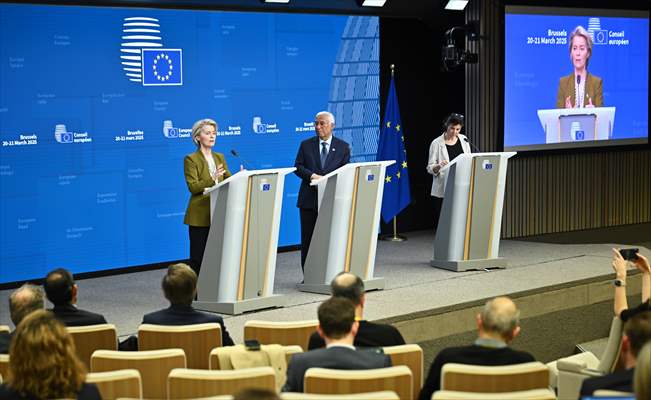 AB Konseyi Başkanı Costa - AB komisyonu Başkanı von der Leyen'den ortak basın toplantısı