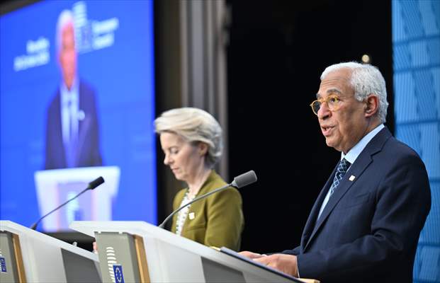 AB Konseyi Başkanı Costa - AB komisyonu Başkanı von der Leyen'den ortak basın toplantısı