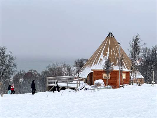Reindeer farm in Tromso, Norway