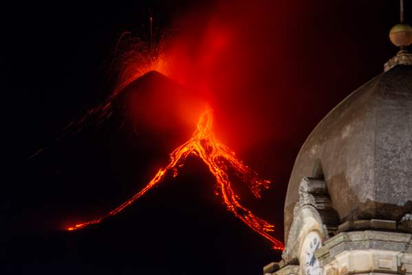 New eruption at Mount Etna in Italy