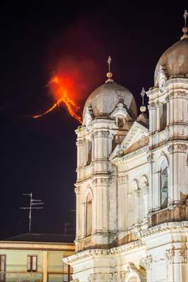 New eruption at Mount Etna in Italy