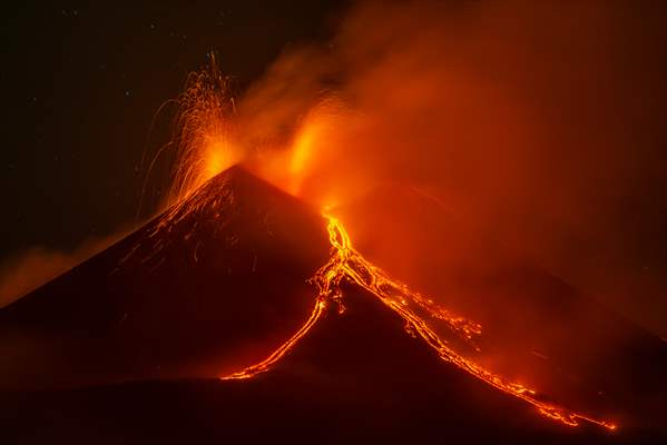 New eruption at Mount Etna in Italy