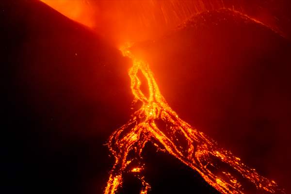 New eruption at Mount Etna in Italy