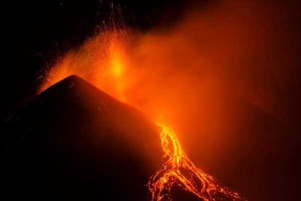New eruption at Mount Etna in Italy