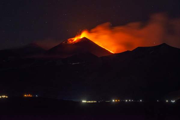 New eruption at Mount Etna in Italy