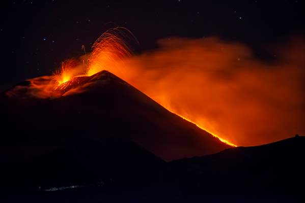 New eruption at Mount Etna in Italy
