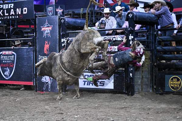 Professional Bull Riders (PBR) 2025 in Oakland, California