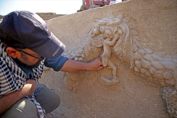 A 2,000-year-old sarcophagus was found in Stratonikeia Ancient City in Turkiye's Mugla