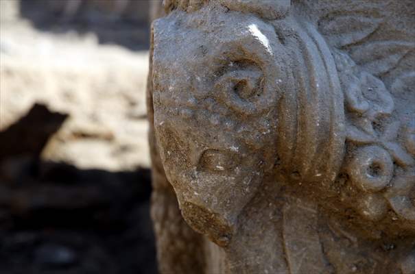 A 2,000-year-old sarcophagus was found in Stratonikeia Ancient City in Turkiye's Mugla