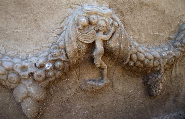 A 2,000-year-old sarcophagus was found in Stratonikeia Ancient City in Turkiye's Mugla