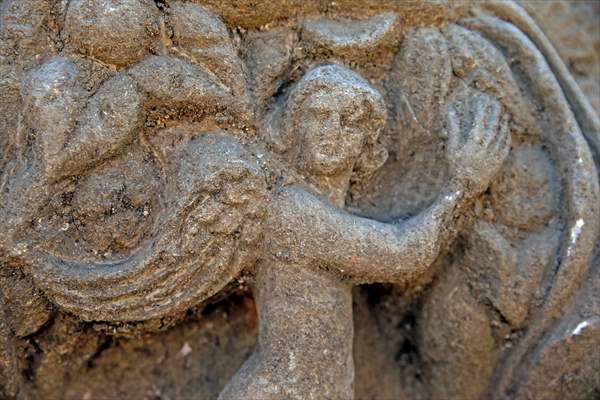 A 2,000-year-old sarcophagus was found in Stratonikeia Ancient City in Turkiye's Mugla
