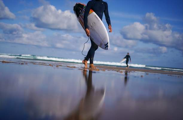 Surfing enthusiasts' favorite, Guincho Beach