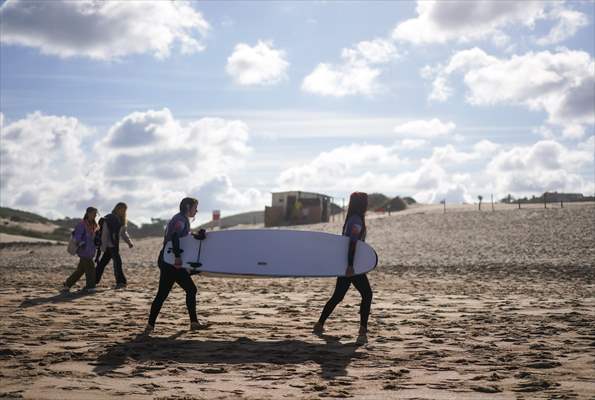 Surfing enthusiasts' favorite, Guincho Beach