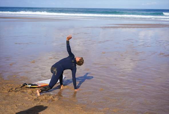 Surfing enthusiasts' favorite, Guincho Beach