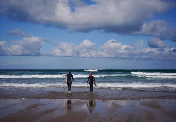 Surfing enthusiasts' favorite, Guincho Beach