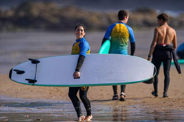 Surfing enthusiasts' favorite, Guincho Beach