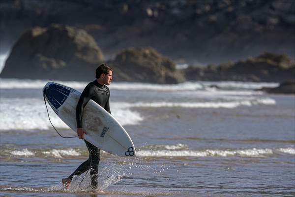 Surfing enthusiasts' favorite, Guincho Beach