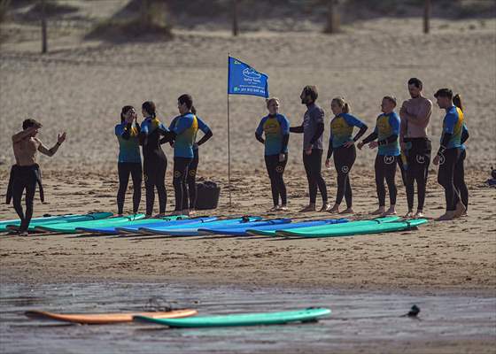 Surfing enthusiasts' favorite, Guincho Beach