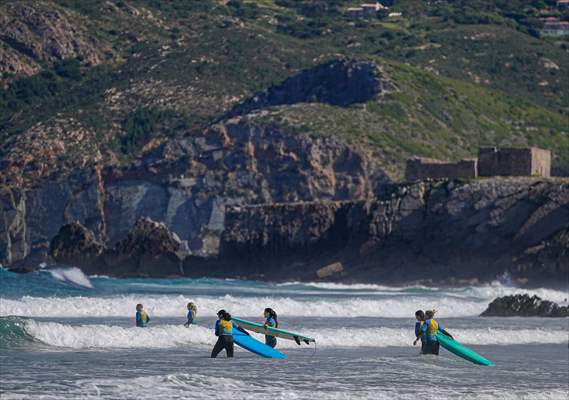 Surfing enthusiasts' favorite, Guincho Beach