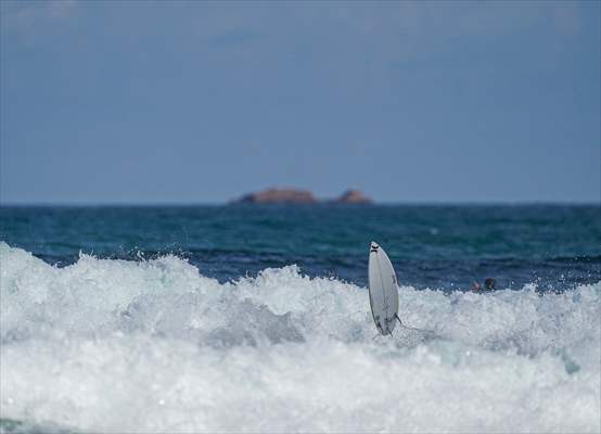 Surfing enthusiasts' favorite, Guincho Beach
