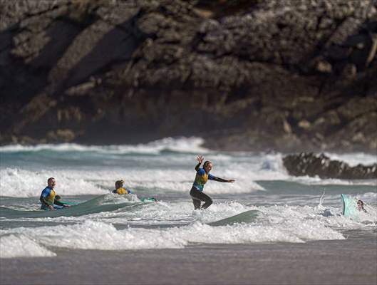 Surfing enthusiasts' favorite, Guincho Beach