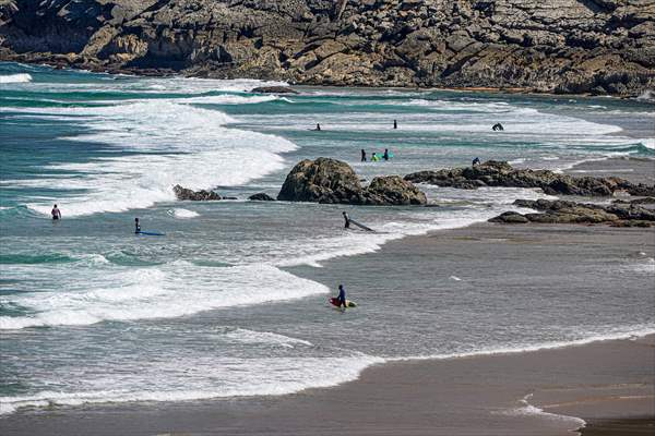 Surfing enthusiasts' favorite, Guincho Beach