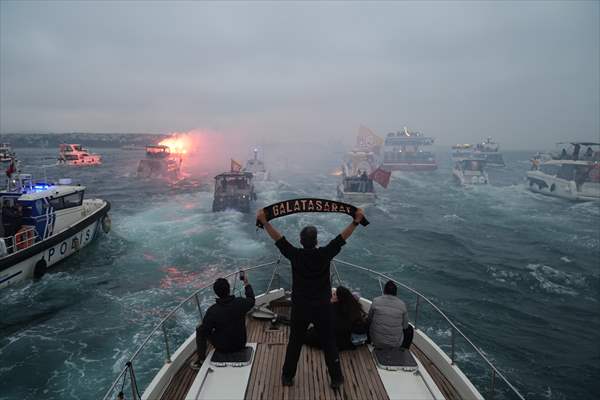 Galatasaray celebrates Turkish Super Lig title in Istanbul