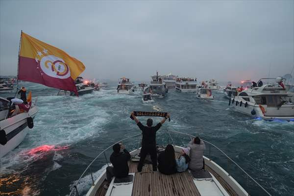Galatasaray celebrates Turkish Super Lig title in Istanbul