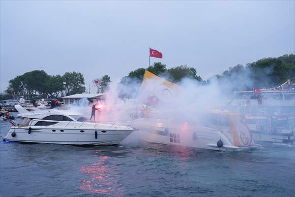 Galatasaray celebrates Turkish Super Lig title in Istanbul