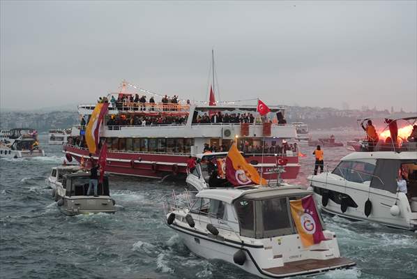 Galatasaray celebrates Turkish Super Lig title in Istanbul