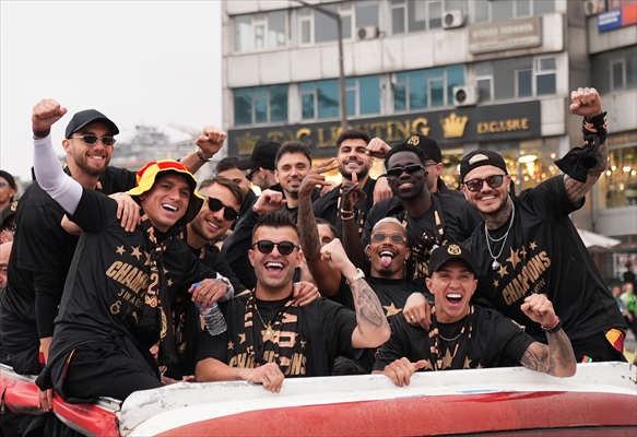 Galatasaray celebrates Turkish Super Lig title in Istanbul