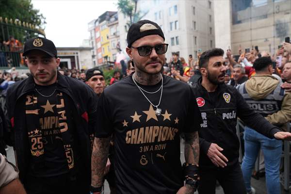 Galatasaray celebrates Turkish Super Lig title in Istanbul