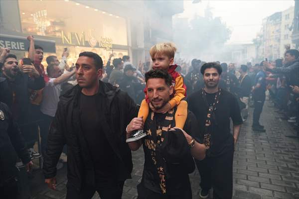 Galatasaray celebrates Turkish Super Lig title in Istanbul